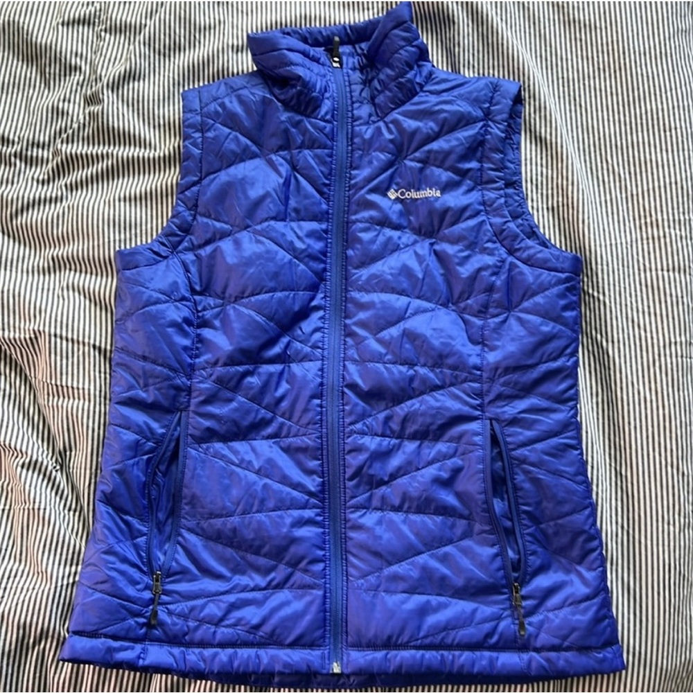 Columbia Women's Blue Quilted Vest